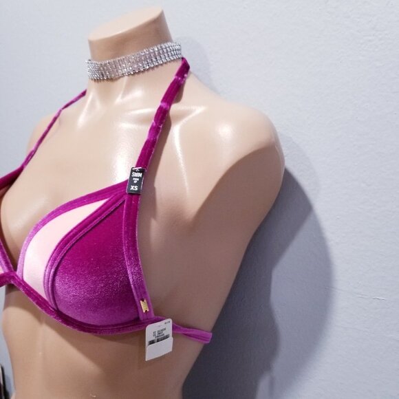 New Victoria's Secret PINK Padded Bikini Top XS - Picture 3 of 6